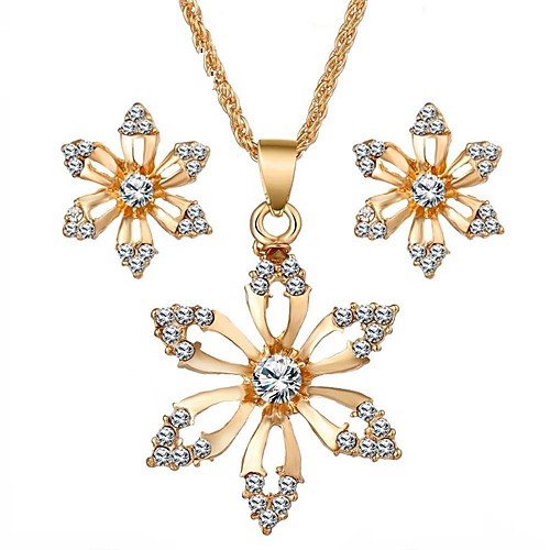 Women's Stud Earrings Pendant Necklace Floral / Botanicals Flower Daisy Ladies Classic Fashion Earrings Jewelry Gold For Gift Daily
Women's Stud Earrings Pendant Necklace Floral / Botanicals Flower Daisy Ladies Classic Fashion Earrings Jewelry Gold For Gift Daily