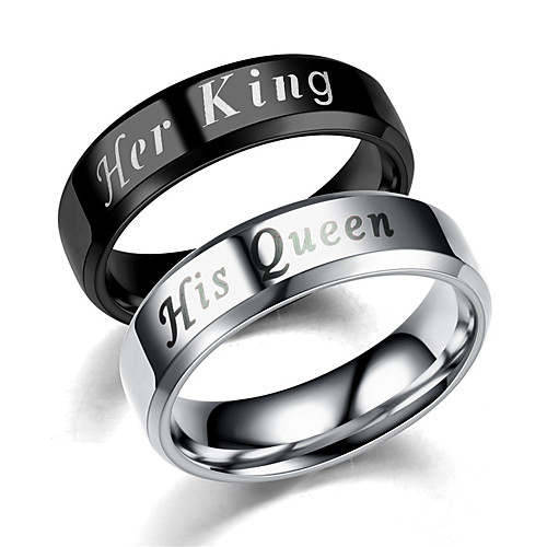 Men Women Couple Rings Matching Silver Black Steel Stainless Metal Relationship Ladies Simple Boyfriend 6 7 8 9 / Band Ring
Men Women Couple Rings Matching Silver Black Steel Stainless Metal Relationship Ladies Simple Boyfriend 6 7 8 9 / Band Ring