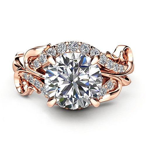 Women Band Ring Synthetic Diamond Solitaire Champagne Copper Rose Gold Plated Metal Dinosaur Ball Ladies Fashion Holiday 6 7 8 9 10 / Engagement Ring / Oversized
Women Band Ring Synthetic Diamond Solitaire Champagne Copper Rose Gold Plated Metal Dinosaur Ball Ladies Fashion Holiday 6 7 8 9 10 / Engagement Ring / Oversized