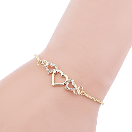 Bracelet Geometrical Heart Hollow Heart Ladies Fashion Metal Bracelet Jewelry Gold For Gift Prom Promise
Bracelet Geometrical Heart Hollow Heart Ladies Fashion Metal Bracelet Jewelry Gold For Gift Prom Promise