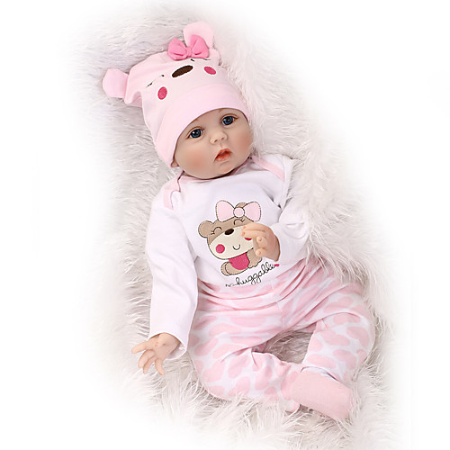 NPKCOLLECTION 22 inch NPK DOLL Reborn Doll Reborn Toddler Doll Newborn lifelike Cute Child Safe Non Toxic with Clothes and Accessories for Girls' Birthday and Festival Gifts / CE Certified
NPKCOLLECTION 22 inch NPK DOLL Reborn Doll Reborn Toddler Doll Newborn lifelike Cute Child Safe Non Toxic with Clothes and Accessories for Girls' Birthday and Festival Gifts / CE Certified