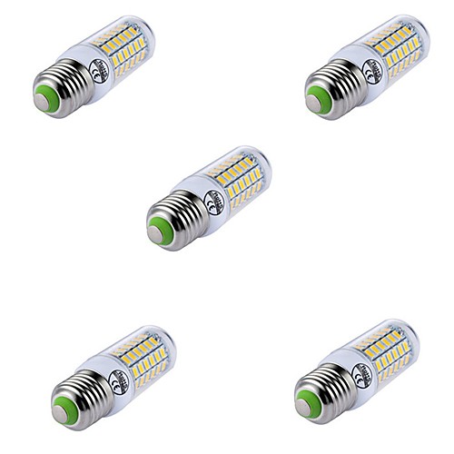 5pcs 69leds Candle Lights E27 LED Corn Lights T 69 LED Beads SMD5730 Decorative Warm/Cold White for Chandelier Spotlight 220-240V
5pcs 69leds Candle Lights E27 LED Corn Lights T 69 LED Beads SMD5730 Decorative Warm/Cold White for Chandelier Spotlight 220-240V