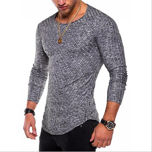 Men's T shirt Graphic Solid Colored Long Sleeve Daily Tops Cotton Basic Blue Khaki Green
Men's T shirt Graphic Solid Colored Long Sleeve Daily Tops Cotton Basic Blue Khaki Green
