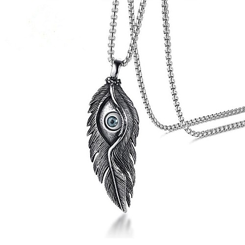 Pendant Necklace Feather Vintage Native American Stainless Steel Silver 60 cm Necklace Jewelry For Gift Daily
Pendant Necklace Feather Vintage Native American Stainless Steel Silver 60 cm Necklace Jewelry For Gift Daily