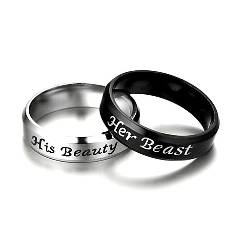 Men Women Couple Rings Matching Silver Black Steel Stainless Ladies Simple Boyfriend 6 7 8 9 / Band Ring
Men Women Couple Rings Matching Silver Black Steel Stainless Ladies Simple Boyfriend 6 7 8 9 / Band Ring