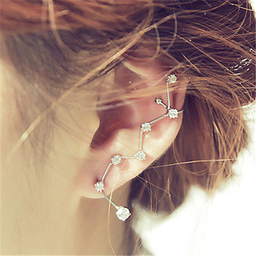 Stud Earrings One Earring Climber Earrings Ladies European Fashion Earrings Jewelry Silver For Wedding Party Masquerade Engagement Party Prom Promise
Stud Earrings One Earring Climber Earrings Ladies European Fashion Earrings Jewelry Silver For Wedding Party Masquerade Engagement Party Prom Promise