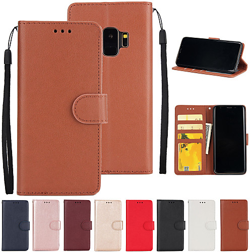 Phone Case For Samsung Galaxy Full Body Case Leather S9 S9 Plus S7 edge S7 S6 edge S6 Card Holder Solid Color PU Leather
Phone Case For Samsung Galaxy Full Body Case Leather S9 S9 Plus S7 edge S7 S6 edge S6 Card Holder Solid Color PU Leather