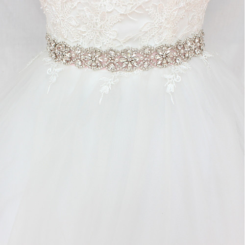 Satin / Tulle Wedding / Party / Evening Sash With Imitation Pearl / Crystals / Rhinestones Women's Sashes
Satin / Tulle Wedding / Party / Evening Sash With Imitation Pearl / Crystals / Rhinestones Women's Sashes