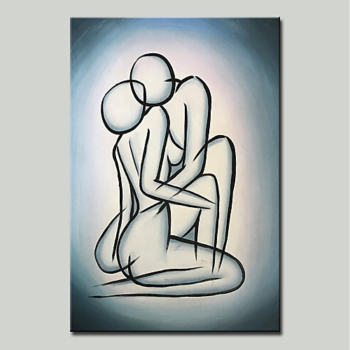 Oil Painting Handmade Hand Painted Wall Art Abstract Sketch Lover Home Decoration Décor Stretched Frame Ready to Hang
Oil Painting Handmade Hand Painted Wall Art Abstract Sketch Lover Home Decoration Décor Stretched Frame Ready to Hang
