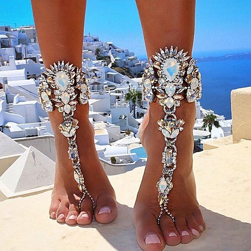 Barefoot Sandals feet jewelry Ladies European Bikini Women's Body Jewelry For Daily Bikini Thick Chain Imitation Diamond Alloy Silver Gold 1pc
Barefoot Sandals feet jewelry Ladies European Bikini Women's Body Jewelry For Daily Bikini Thick Chain Imitation Diamond Alloy Silver Gold 1pc