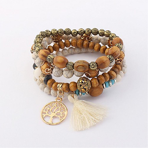 4pcs Women's Synthetic Tanzanite Bead Bracelet Stack Ladies Fashion Vintage Cord Bracelet Jewelry Blue / Rainbow / White For Daily Office & Career
4pcs Women's Synthetic Tanzanite Bead Bracelet Stack Ladies Fashion Vintage Cord Bracelet Jewelry Blue / Rainbow / White For Daily Office & Career