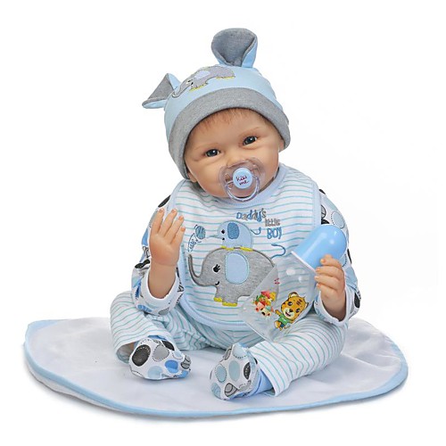 NPKCOLLECTION 24 inch NPK DOLL Reborn Doll Baby Boy Reborn Toddler Doll Newborn Gift Child Safe Non Toxic Artificial Implantation Blue Eyes Cloth 3/4 Silicone Limbs and Cotton Filled Body with
NPKCOLLECTION 24 inch NPK DOLL Reborn Doll Baby Boy Reborn Toddler Doll Newborn Gift Child Safe Non Toxic Artificial Implantation Blue Eyes Cloth 3/4 Silicone Limbs and Cotton Filled Body with