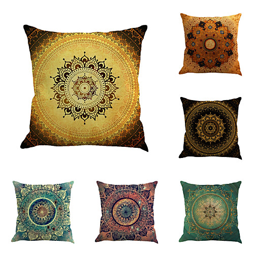 Cushion Cover 6PCS Faux Linen Soft Mandala Square Throw Pillow Cover Cushion Case Pillowcase for Sofa Bedroom Superior Quality Machine Washable Outdoor Cushion for Sofa Couch Bed Chair
Cushion Cover 6PCS Faux Linen Soft Mandala Square Throw Pillow Cover Cushion Case Pillowcase for Sofa Bedroom Superior Quality Machine Washable Outdoor Cushion for Sofa Couch Bed Chair