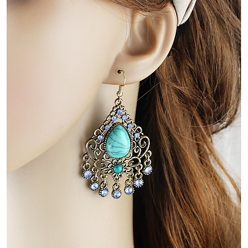 Women's Drop Earrings Long Pear Ladies Asian Basic Fashion Earrings Jewelry Green / Blue For Daily Date 1 Pair
Women's Drop Earrings Long Pear Ladies Asian Basic Fashion Earrings Jewelry Green / Blue For Daily Date 1 Pair