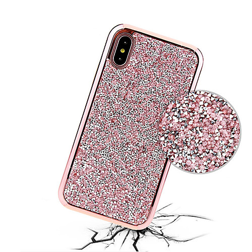Case For Apple iPhone X / iPhone 8 Plus / iPhone 8 Rhinestone / Plating Back Cover Glitter Shine Hard PC
Case For Apple iPhone X / iPhone 8 Plus / iPhone 8 Rhinestone / Plating Back Cover Glitter Shine Hard PC