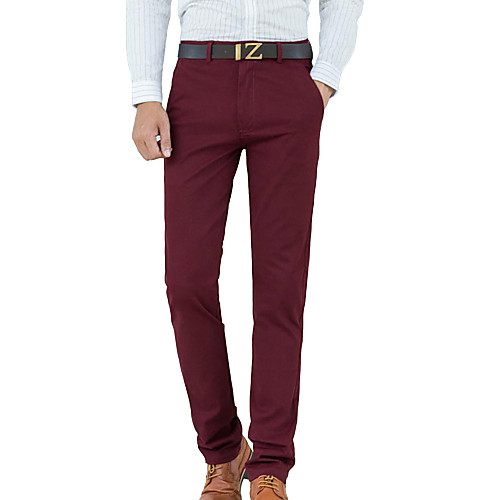 Men's Simple Basic Slim Party Daily Work Dress Pants Chinos Pants Solid Colored Full Length Black Wine Army Green
Men's Simple Basic Slim Party Daily Work Dress Pants Chinos Pants Solid Colored Full Length Black Wine Army Green