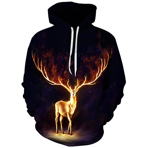 Men's Plus Size Hoodie Cartoon 3D Print Hooded Christmas Halloween Daily Active Exaggerated Hoodies Sweatshirts Long Sleeve Loose Black / Fall / Winter
Men's Plus Size Hoodie Cartoon 3D Print Hooded Christmas Halloween Daily Active Exaggerated Hoodies Sweatshirts Long Sleeve Loose Black / Fall / Winter