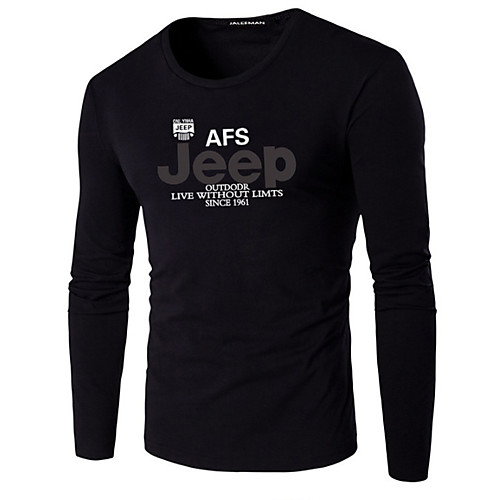 Men's T shirt Graphic Letter Plus Size Long Sleeve Daily Tops Cotton White Black Red
Men's T shirt Graphic Letter Plus Size Long Sleeve Daily Tops Cotton White Black Red