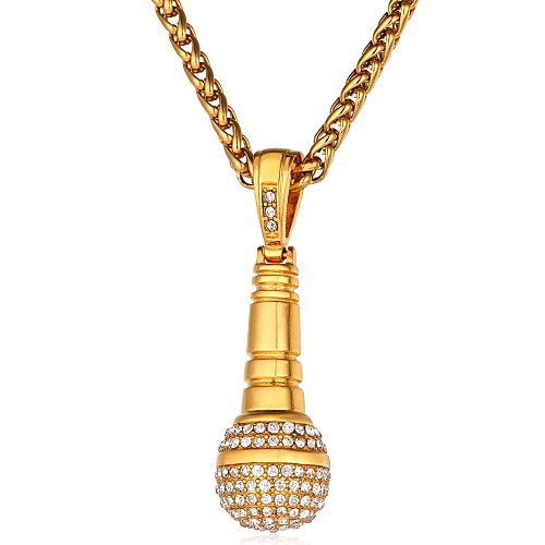 Men's Cubic Zirconia Pendant Necklace Rope Fashion Hip-Hop Hip Hop Stainless Steel Silver Gold 55 cm Necklace Jewelry 1pc For Gift Daily
Men's Cubic Zirconia Pendant Necklace Rope Fashion Hip-Hop Hip Hop Stainless Steel Silver Gold 55 cm Necklace Jewelry 1pc For Gift Daily