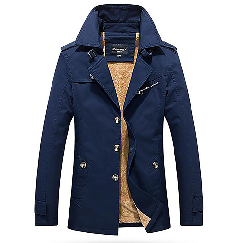 Men's Parka Daily Winter Regular Coat Shirt Collar Standard Fit Casual Military Jacket Long Sleeve Solid Colored Blue Yellow / Cotton / Plus Size / Cotton / Plus Size
Men's Parka Daily Winter Regular Coat Shirt Collar Standard Fit Casual Military Jacket Long Sleeve Solid Colored Blue Yellow / Cotton / Plus Size / Cotton / Plus Size