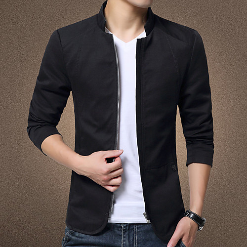 Men's Jacket Daily Spring & Fall Winter Regular Coat Round Neck Regular Fit Jacket Short Sleeve Solid Colored Khaki White / Plus Size / Cotton / Linen
Men's Jacket Daily Spring & Fall Winter Regular Coat Round Neck Regular Fit Jacket Short Sleeve Solid Colored Khaki White / Plus Size / Cotton / Linen