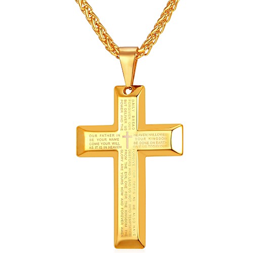 Men's Pendant Necklace Vintage Style Cross Body Cross Inspirational Hip Hop Stainless Steel Gold Black Golden Stripe Cross Black Stripe Cross Golden Zircon Cross 55 cm Necklace Jewelry 1pc For Gift
Men's Pendant Necklace Vintage Style Cross Body Cross Inspirational Hip Hop Stainless Steel Gold Black Golden Stripe Cross Black Stripe Cross Golden Zircon Cross 55 cm Necklace Jewelry 1pc For Gift