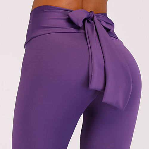 Women's Going out Sporty Legging Solid Colored Bow High Waist Black Purple Wine S M L
Women's Going out Sporty Legging Solid Colored Bow High Waist Black Purple Wine S M L