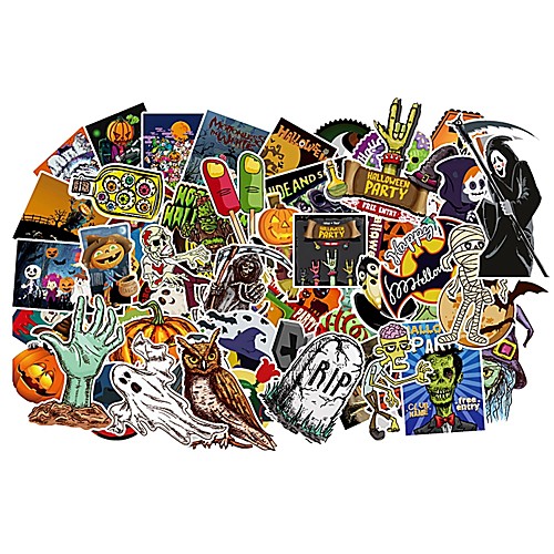 ZIQIAO 100 Pcs/Pack Classic Fashion Halloween Style Graffiti Stickers For Moto Car & Suitcase Cool Laptop Stickers Skateboard Sticker
ZIQIAO 100 Pcs/Pack Classic Fashion Halloween Style Graffiti Stickers For Moto Car & Suitcase Cool Laptop Stickers Skateboard Sticker