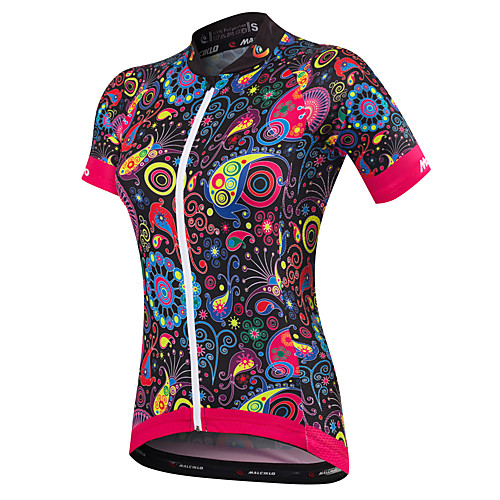 Malciklo Women's Short Sleeve Cycling Jersey Black Orange Yellow Floral Botanical Plus Size Bike Jersey Top Mountain Bike MTB Road Bike Cycling Breathable Quick Dry Anatomic Design Sports Spandex
Malciklo Women's Short Sleeve Cycling Jersey Black Orange Yellow Floral Botanical Plus Size Bike Jersey Top Mountain Bike MTB Road Bike Cycling Breathable Quick Dry Anatomic Design Sports Spandex
