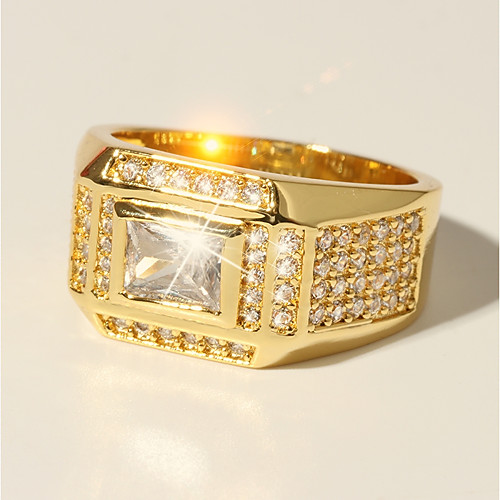 Band Ring Classic Gold Brass Imitation Diamond 24K Gold Plated Precious Luxury Fashion Classic 1pc 7 8 9 10 11 / Men's / Solitaire
Band Ring Classic Gold Brass Imitation Diamond 24K Gold Plated Precious Luxury Fashion Classic 1pc 7 8 9 10 11 / Men's / Solitaire