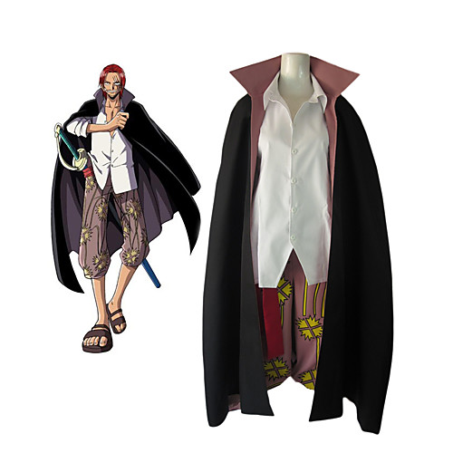 Inspired by One Piece Shanks Anime Cosplay Costumes Japanese Cosplay Suits Color Block Long Sleeve Blouse Pants Cloak For Men's
Inspired by One Piece Shanks Anime Cosplay Costumes Japanese Cosplay Suits Color Block Long Sleeve Blouse Pants Cloak For Men's