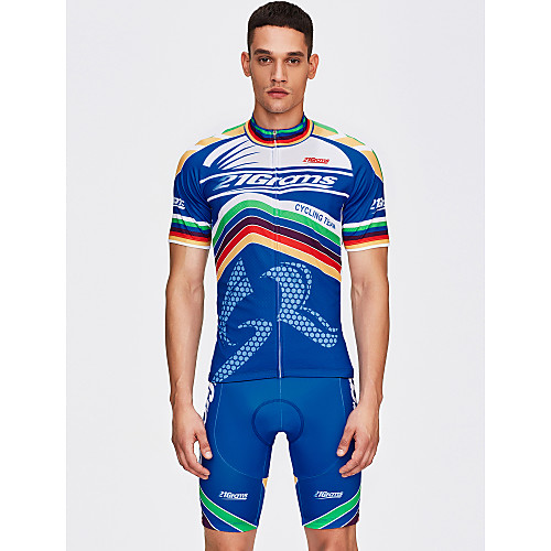 21Grams Men's Short Sleeve Cycling Jersey with Bib Shorts White Bike Shorts Bib Shorts Jacket Breathable 3D Pad Quick Dry Sweat-wicking Sports Polyester Silicon Classic Mountain Bike MTB Road Bike
21Grams Men's Short Sleeve Cycling Jersey with Bib Shorts White Bike Shorts Bib Shorts Jacket Breathable 3D Pad Quick Dry Sweat-wicking Sports Polyester Silicon Classic Mountain Bike MTB Road Bike