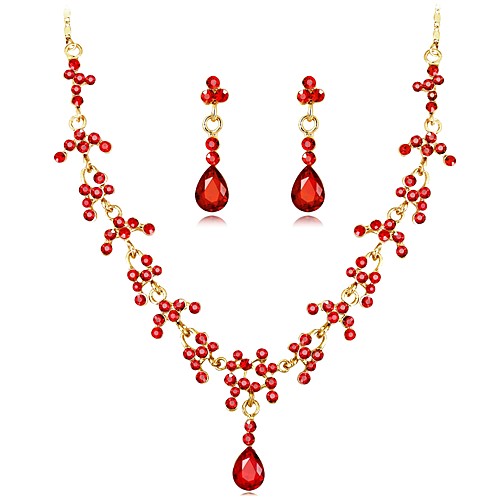 Women's Drop Earrings Statement Necklace Long Ladies Unique Design Rhinestone Silver Plated Earrings Jewelry Silver / Red For Wedding Evening Party Masquerade Engagement Party Prom Promise
Women's Drop Earrings Statement Necklace Long Ladies Unique Design Rhinestone Silver Plated Earrings Jewelry Silver / Red For Wedding Evening Party Masquerade Engagement Party Prom Promise