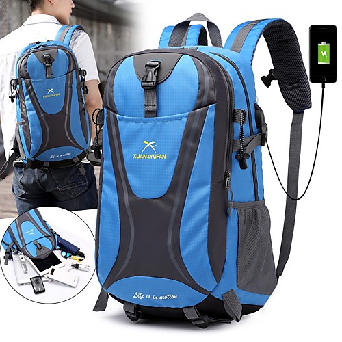 55 L Hiking Backpack Rucksack Breathable Straps - Rain Waterproof Quick Dry Wear Resistance High Capacity Outdoor Hiking Camping Travel Nylon Red Fuchsia Blue
55 L Hiking Backpack Rucksack Breathable Straps - Rain Waterproof Quick Dry Wear Resistance High Capacity Outdoor Hiking Camping Travel Nylon Red Fuchsia Blue