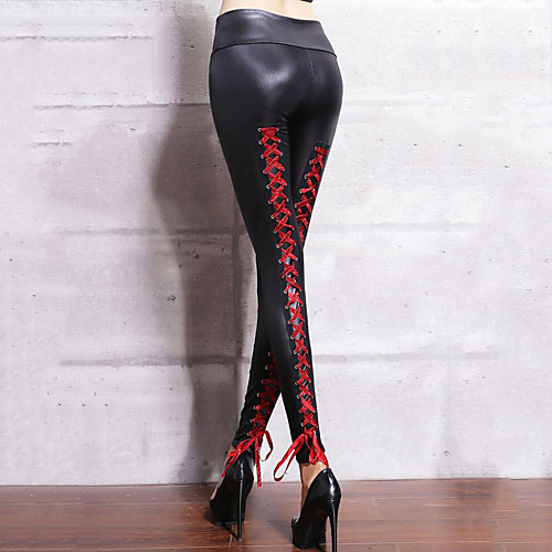 Latin Dance Pants Braided Strap Bandage Gore Women's Training Performance High PU Elastic Satin
Latin Dance Pants Braided Strap Bandage Gore Women's Training Performance High PU Elastic Satin