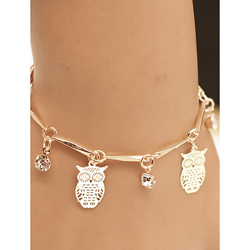 Women's Pendant Bracelet Stylish Owl Classic Imitation Diamond Bracelet Jewelry Gold For Daily
Women's Pendant Bracelet Stylish Owl Classic Imitation Diamond Bracelet Jewelry Gold For Daily