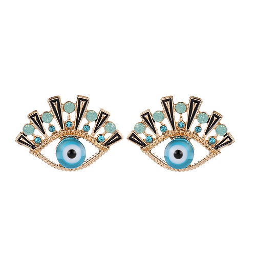 Women's Stud Earrings Cut Out Stylish Eyes Statement Ladies Trendy Rhinestone Earrings Jewelry Royal Blue For Daily Going out 1 Pair
Women's Stud Earrings Cut Out Stylish Eyes Statement Ladies Trendy Rhinestone Earrings Jewelry Royal Blue For Daily Going out 1 Pair