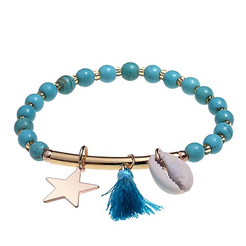 Women's Turquoise Bead Bracelet Stylish Shell Puka Shell Ladies Stylish Classic Hawaii Jewelry Alloy Bracelet Jewelry Gold For Daily
Women's Turquoise Bead Bracelet Stylish Shell Puka Shell Ladies Stylish Classic Hawaii Jewelry Alloy Bracelet Jewelry Gold For Daily