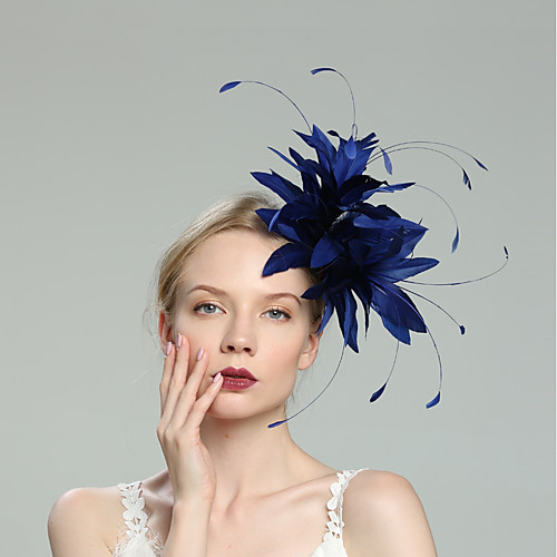 Feathers Fascinators with Feather / Solid 1pc Wedding / Special Occasion / Horse Race Headpiece
Feathers Fascinators with Feather / Solid 1pc Wedding / Special Occasion / Horse Race Headpiece