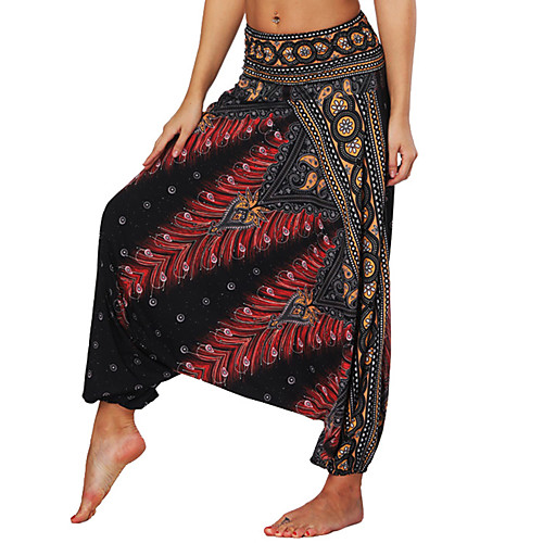 Women's High Waist Yoga Pants Harem Bloomers Breathable Moisture Wicking Bohemian Red black Red and White Amethyst Zumba Fitness Gym Workout Sports Activewear Inelastic Loose / Royal Blue
Women's High Waist Yoga Pants Harem Bloomers Breathable Moisture Wicking Bohemian Red black Red and White Amethyst Zumba Fitness Gym Workout Sports Activewear Inelastic Loose / Royal Blue