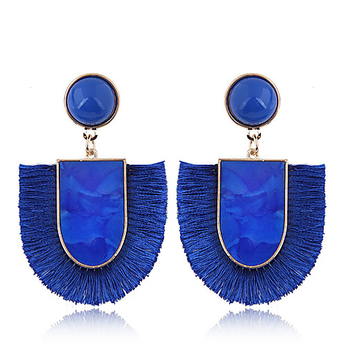 Women's Drop Earrings Dangle Earrings Tassel Fringe Ladies Simple Fashion European Earrings Jewelry Yellow / Red / Blue For Causal 1 Pair
Women's Drop Earrings Dangle Earrings Tassel Fringe Ladies Simple Fashion European Earrings Jewelry Yellow / Red / Blue For Causal 1 Pair