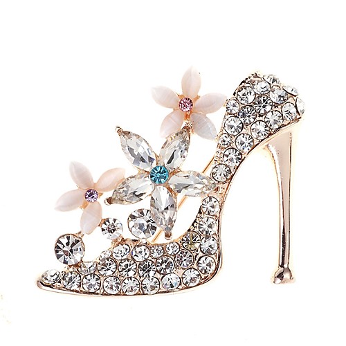 Women's Brooches 3D Shoe Ladies Simple Elegant Color fancy Rhinestone Brooch Jewelry Gold For Daily
Women's Brooches 3D Shoe Ladies Simple Elegant Color fancy Rhinestone Brooch Jewelry Gold For Daily