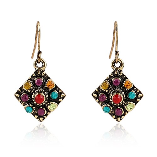 Women's Drop Earrings Vintage Style Ladies Bohemian Rhinestone Earrings Jewelry Gold For Daily 1 Pair
Women's Drop Earrings Vintage Style Ladies Bohemian Rhinestone Earrings Jewelry Gold For Daily 1 Pair
