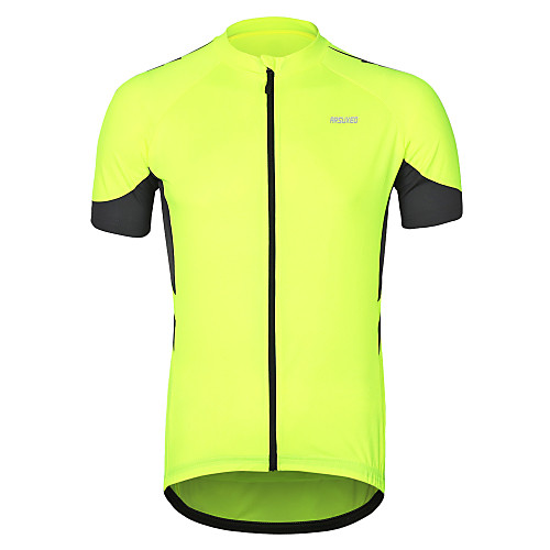 Arsuxeo Men's Short Sleeve Cycling Jersey Summer Polyester Dark Grey White Yellow Solid Color Bike Jersey Mountain Bike MTB Road Bike Cycling Reflective Strips Back Pocket Sports Clothing Apparel
Arsuxeo Men's Short Sleeve Cycling Jersey Summer Polyester Dark Grey White Yellow Solid Color Bike Jersey Mountain Bike MTB Road Bike Cycling Reflective Strips Back Pocket Sports Clothing Apparel