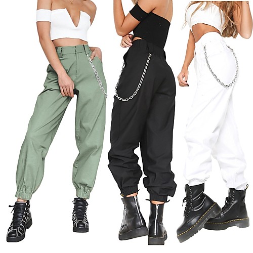 Women's High Waist Sweatpants Cargo Pants Sports & Outdoor Pants / Trousers Athleisure Wear Bottoms Harem Pleated with Side Pocket Fitness Gym Workout Running Jogging Quick Dry Breathable Soft Sport
Women's High Waist Sweatpants Cargo Pants Sports & Outdoor Pants / Trousers Athleisure Wear Bottoms Harem Pleated with Side Pocket Fitness Gym Workout Running Jogging Quick Dry Breathable Soft Sport