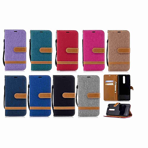 Кейс для Назначение Nokia Nokia 5.1 / Nokia 3.1 Кошелек / Бумажник для карт / со стендом Чехол Однотонный Твердый текстильный для Nokia 5.1 / Nokia 3.1 / Nokia 2.1
Кейс для Назначение Nokia Nokia 5.1 / Nokia 3.1 Кошелек / Бумажник для карт / со стендом Чехол Однотонный Твердый текстильный для Nokia 5.1 / Nokia 3.1 / Nokia 2.1