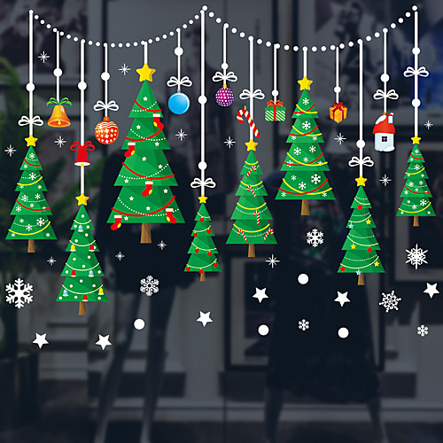 Christmas Tree Wall Stickers Decorative Wall Stickers, PVC Home Decoration Wall Decal Wall Decoration Glass Window Decoration / Removable
Christmas Tree Wall Stickers Decorative Wall Stickers, PVC Home Decoration Wall Decal Wall Decoration Glass Window Decoration / Removable