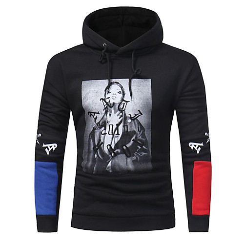 Men's Pullover Hoodie Sweatshirt Character Hooded Work Casual Hoodies Sweatshirts Long Sleeve Slim White Black
Men's Pullover Hoodie Sweatshirt Character Hooded Work Casual Hoodies Sweatshirts Long Sleeve Slim White Black