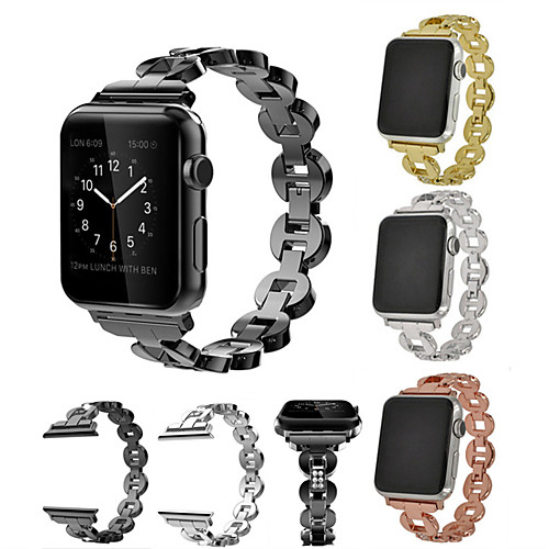 Watch Band for Apple Watch Series 3 / 2 / 1 Apple Sport Band / Jewelry Design Stainless Steel / Ceramic Wrist Strap
Watch Band for Apple Watch Series 3 / 2 / 1 Apple Sport Band / Jewelry Design Stainless Steel / Ceramic Wrist Strap