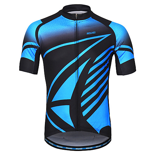 Arsuxeo Men's Short Sleeve Cycling Jersey Summer Polyester Blue Bike Jersey Mountain Bike MTB Road Bike Cycling Reflective Strips Back Pocket Sweat wicking Sports Clothing Apparel / Athleisure
Arsuxeo Men's Short Sleeve Cycling Jersey Summer Polyester Blue Bike Jersey Mountain Bike MTB Road Bike Cycling Reflective Strips Back Pocket Sweat wicking Sports Clothing Apparel / Athleisure
